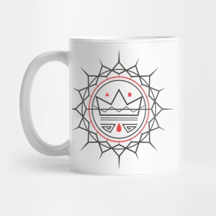 Crown of thorns christian symbols Mug